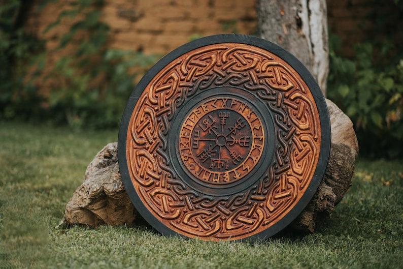 Personalized Medieval Dungeons and Dragons Shield - DnD Shield Gift - Rustic Wood Shield - Roll newest For Initiative - Dungeons and Dragons Gift