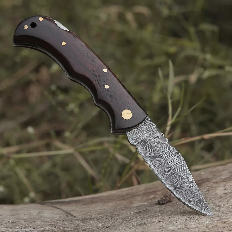 Damascus Folding Knives - Ragnar Armory