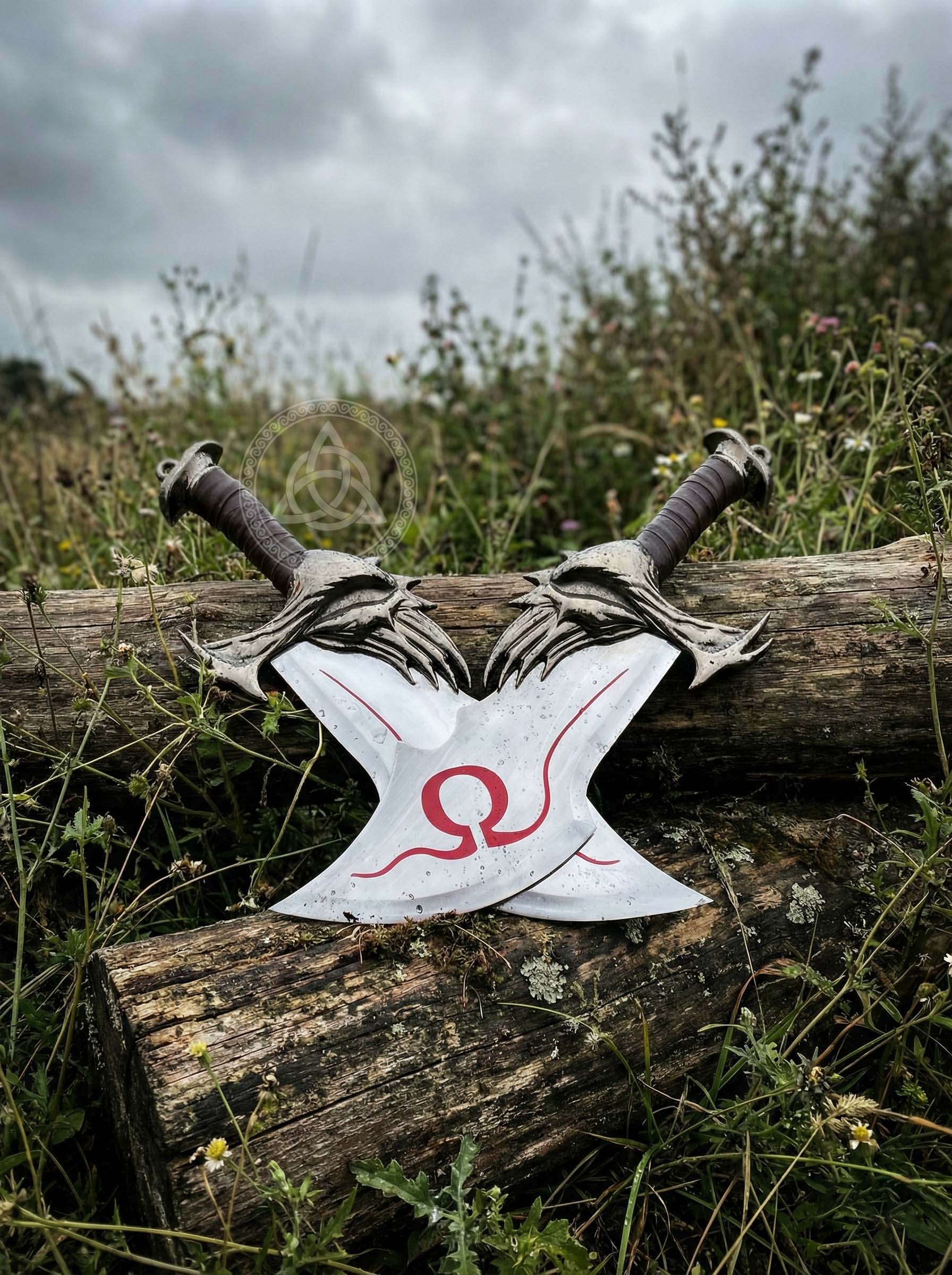 God of War Kratos Blades of Chaos 1:1 Full Size Metal Replica Twin Set