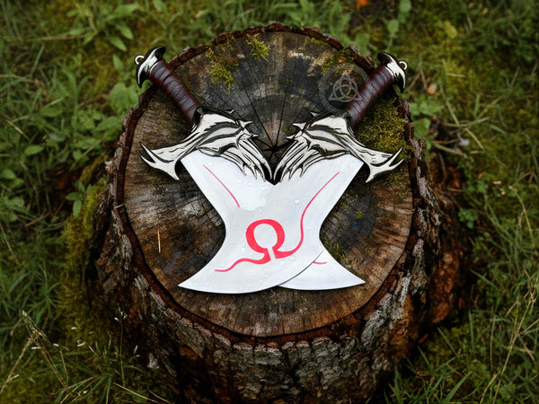 God of War Kratos Blades of Chaos 1:1 Full Size Metal Replica Twin Set