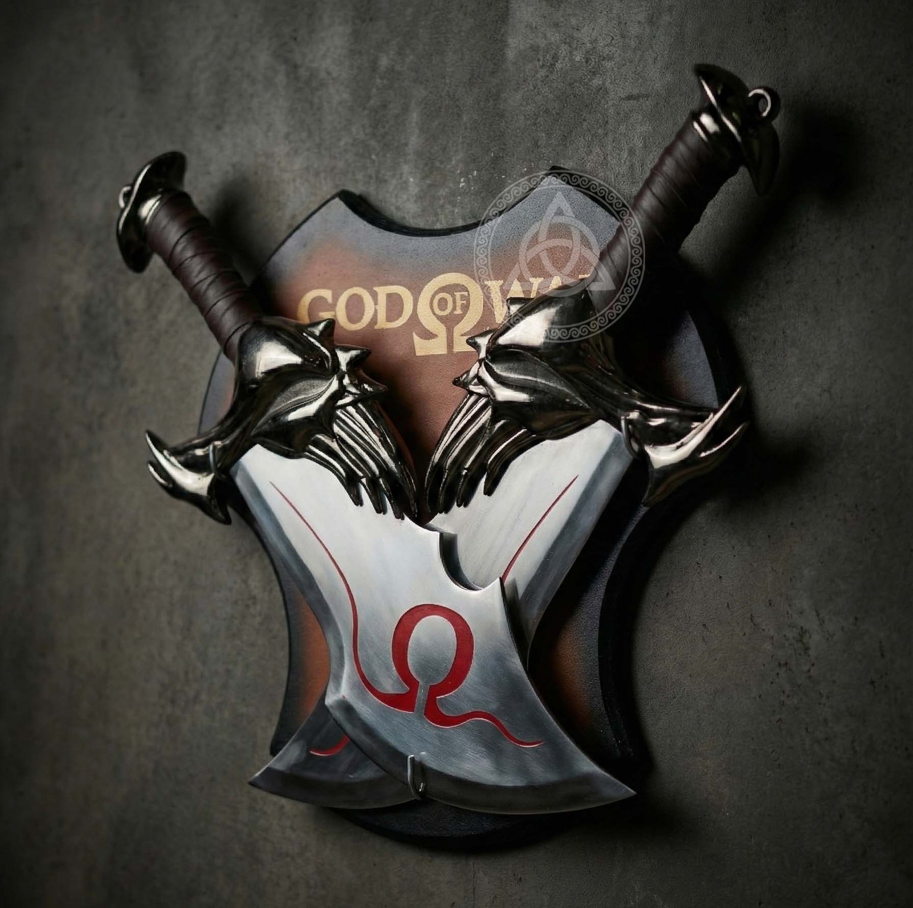 God of War Kratos Blades of Chaos 1:1 Full Size Metal Replica Twin Set