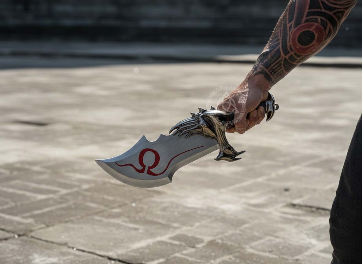 God of War Kratos Blades of Chaos 1:1 Full Size Metal Replica Twin Set