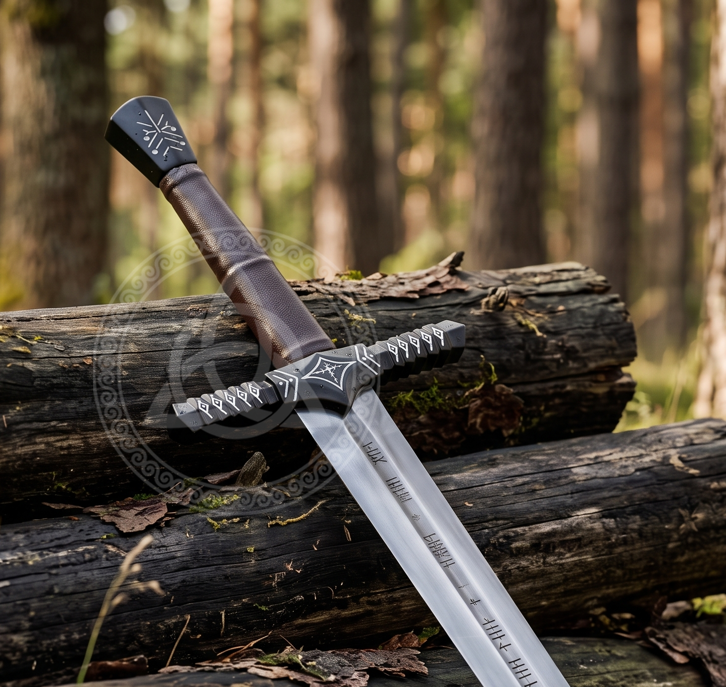 Handmade Medieval Viking Sword Replica with Scabbard – Norse Collectible