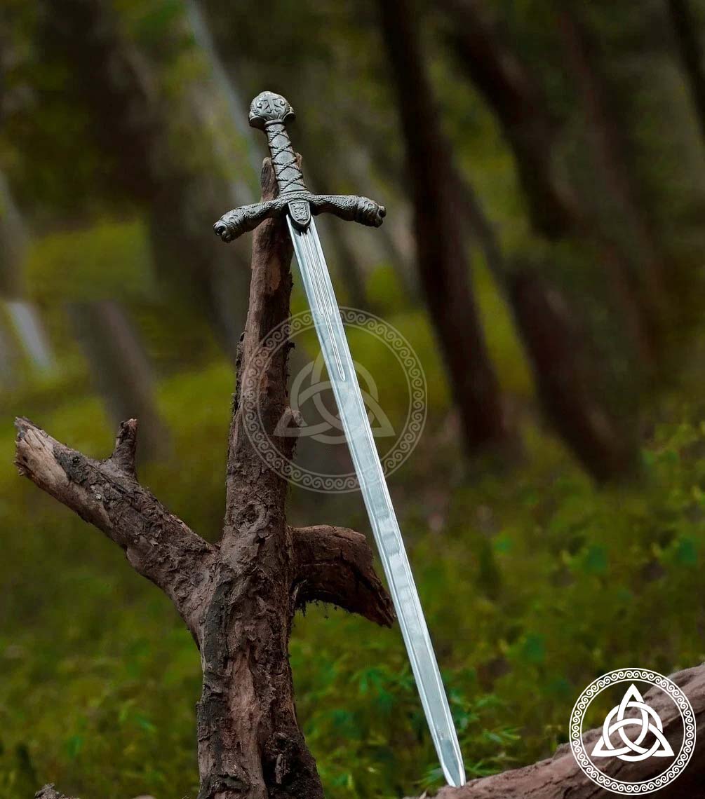 King Richard Lionheart Sword | Handmade Historical Replica with Scabbard