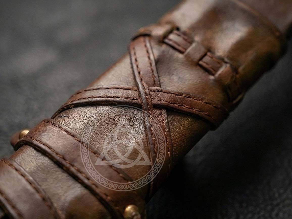 The Urnes Stave Viking Sword Replica With Leather Scabbard