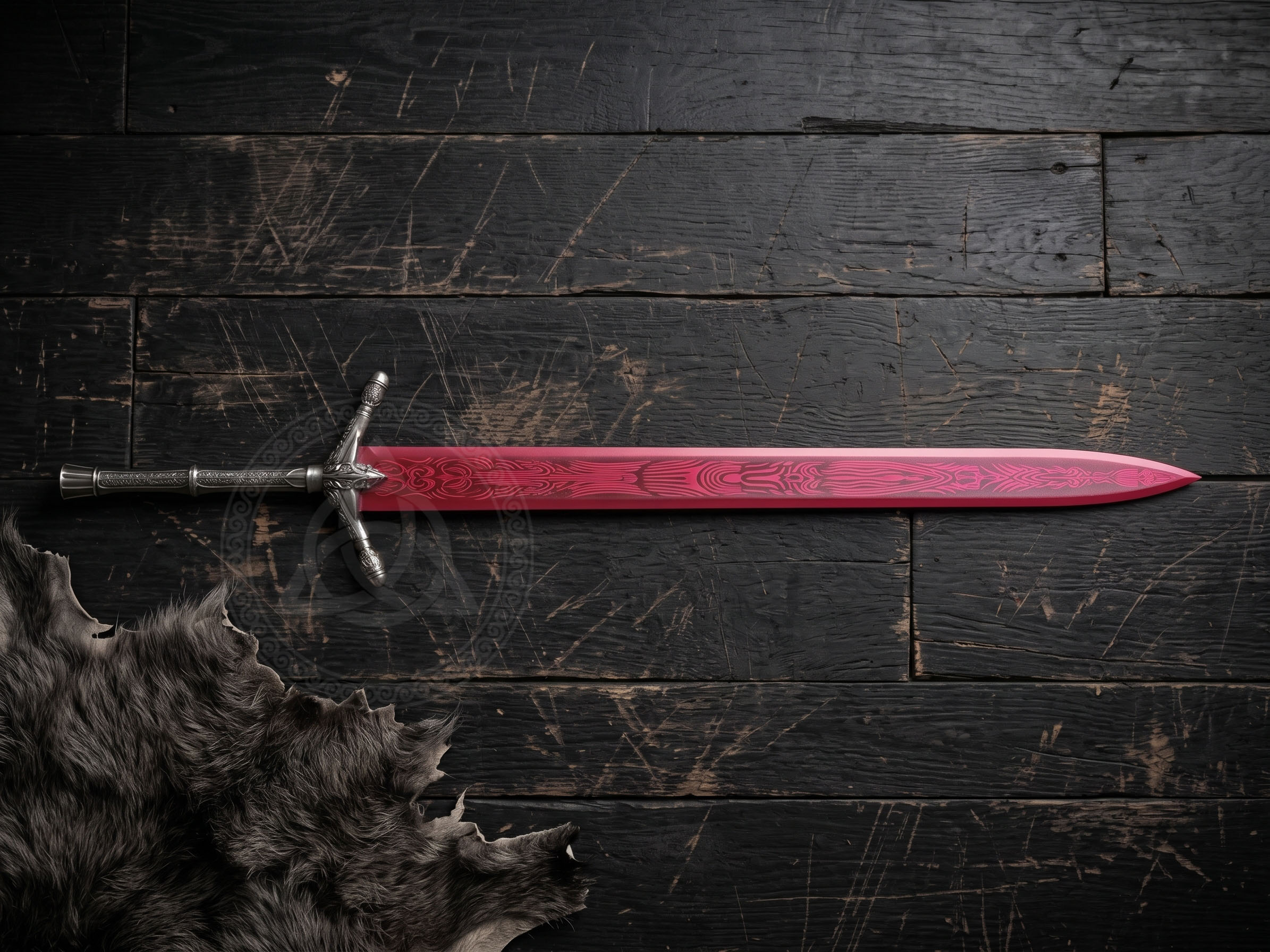Bloodborne Holy Moonlight Sword – Life Size Metal Red Edition