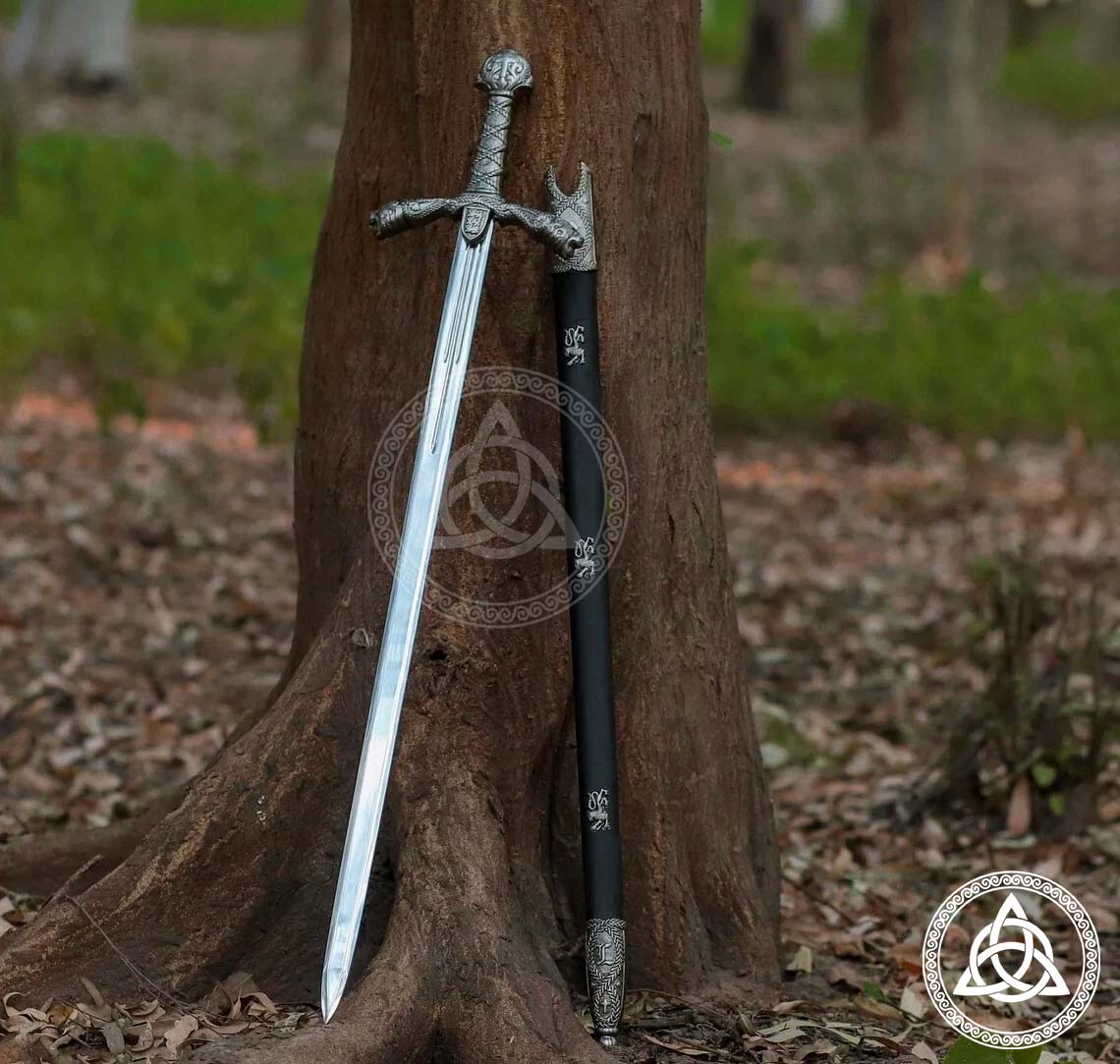 King Richard Lionheart Sword | Handmade Historical Replica with Scabbard