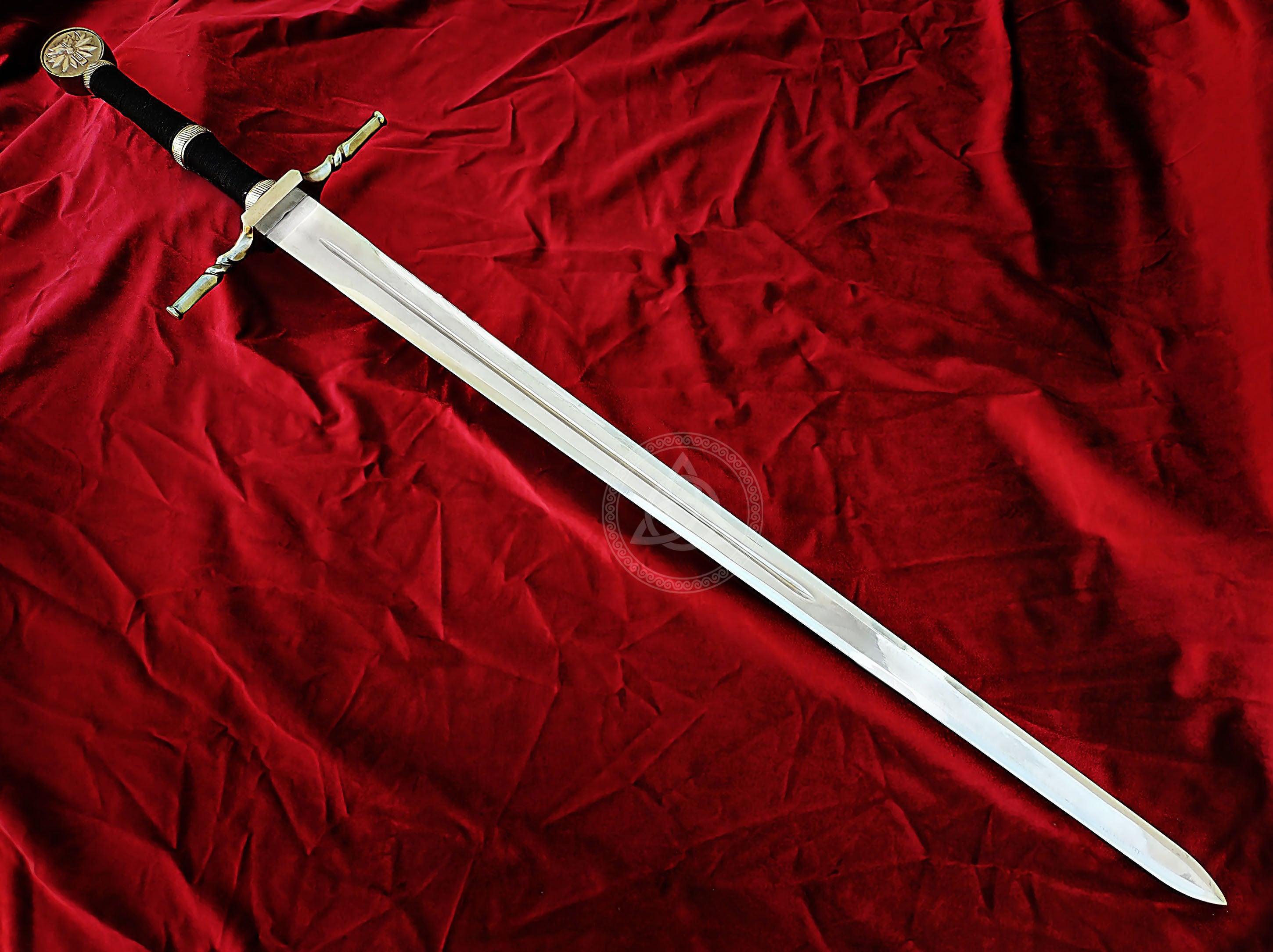 The Witcher 3 Geralt’s Stainless Steel Wolf Sword Replica with Scabbard