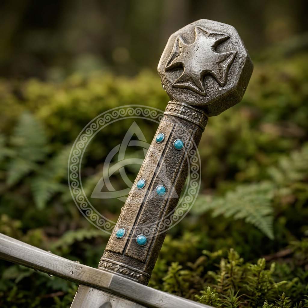 Handmade Crusader Sword | Medieval Knight Replica with Scabbard