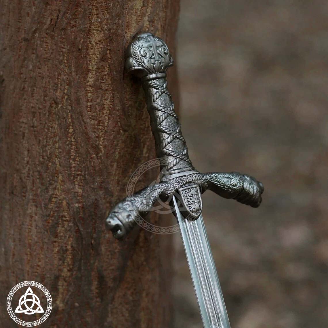 King Richard Lionheart Sword | Handmade Historical Replica with Scabbard
