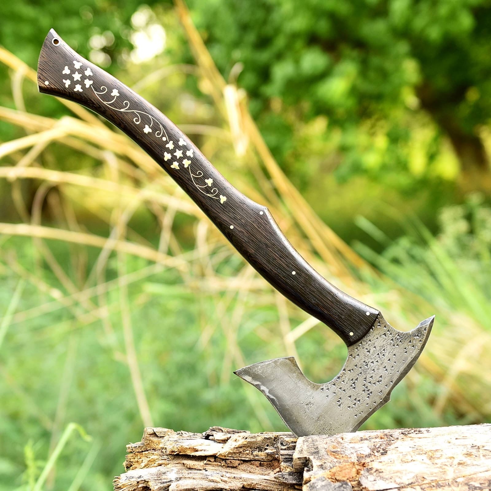 RA-148 Tactical tomahawk Throwing axe Forged battle axe, Hand Forged Axe, Hatched Axe, Gift For Men, Gift For Him, Groomsmen Gift - Ragnar Armoury