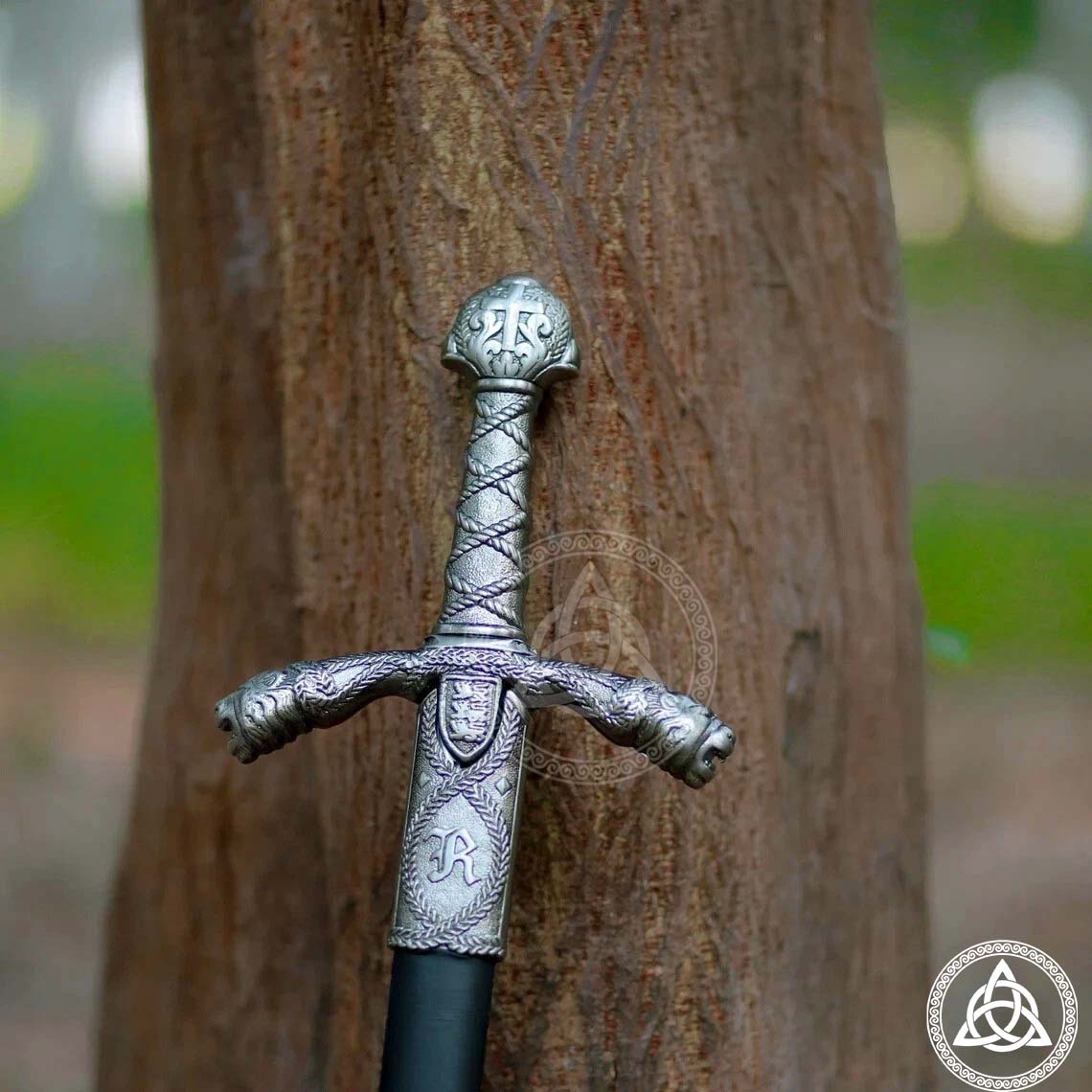 King Richard Lionheart Sword | Handmade Historical Replica with Scabbard