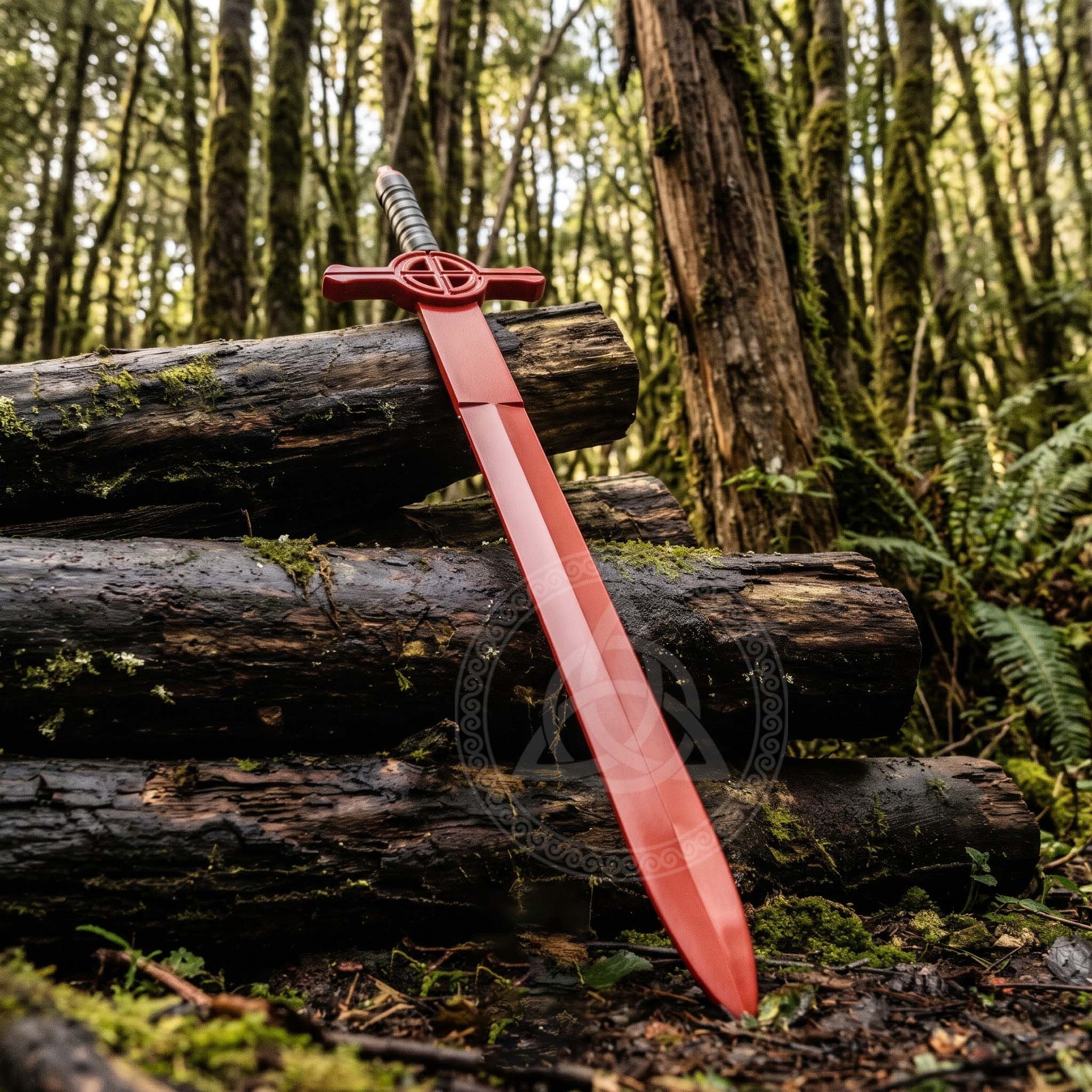 Red Demon Blood Sword – Handmade Metal Replica for Cosplay & Gift