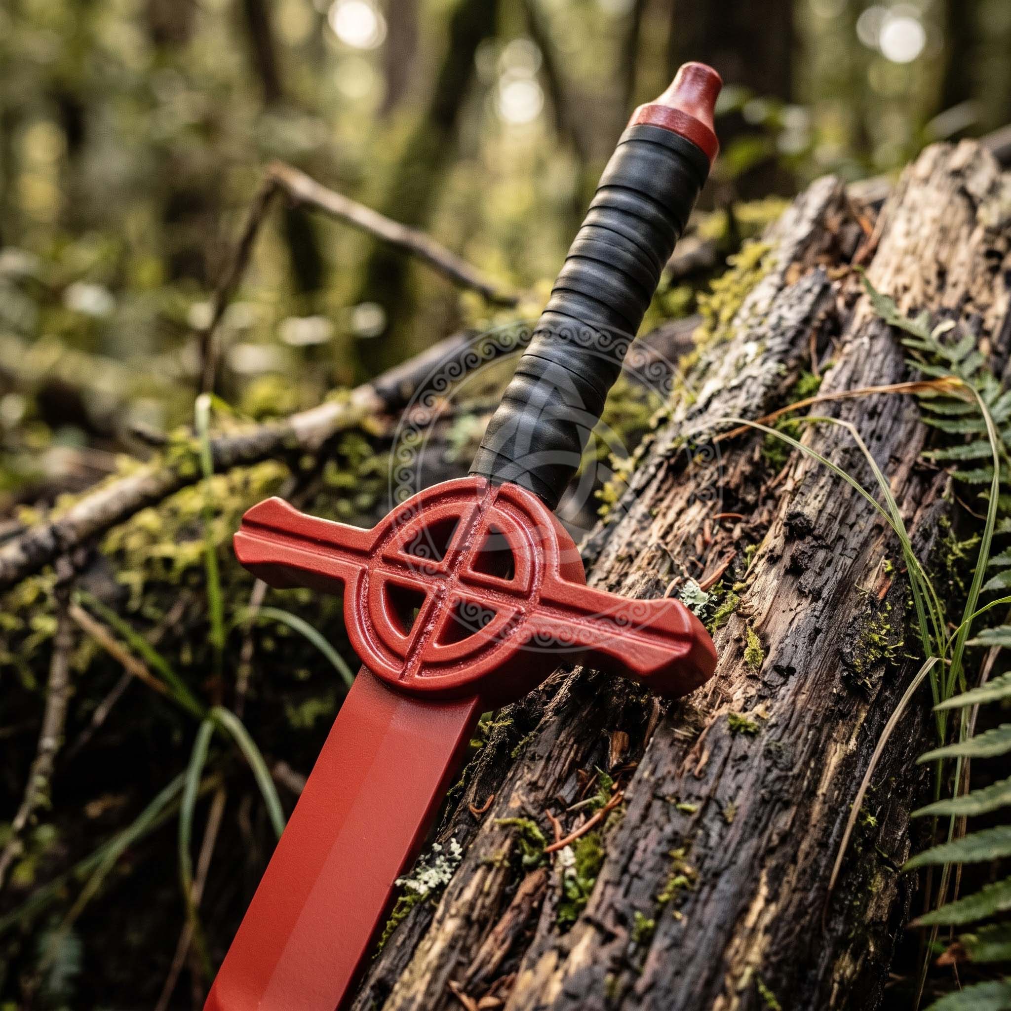 Red Demon Blood Sword – Handmade Metal Replica for Cosplay & Gift