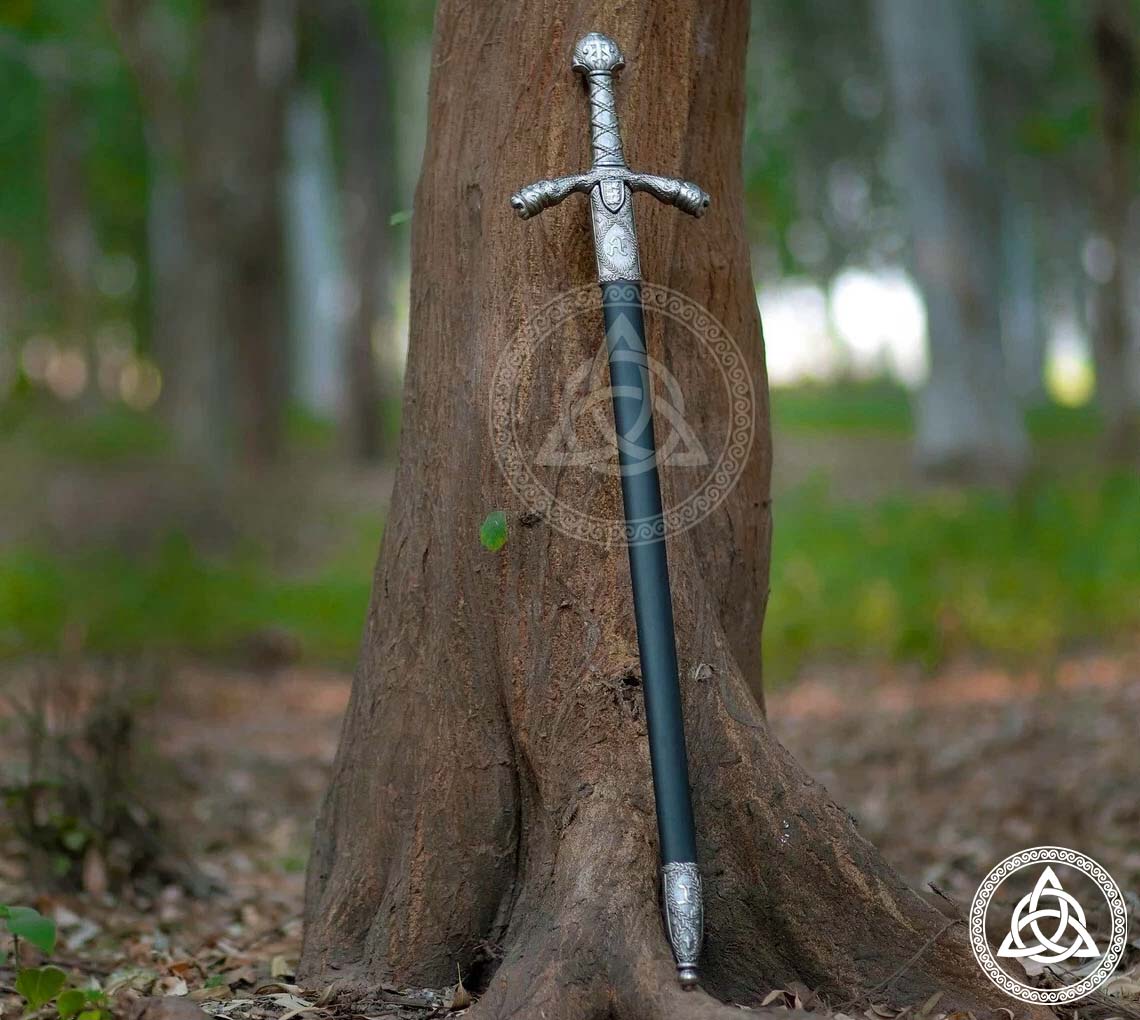 King Richard Lionheart Sword | Handmade Historical Replica with Scabbard