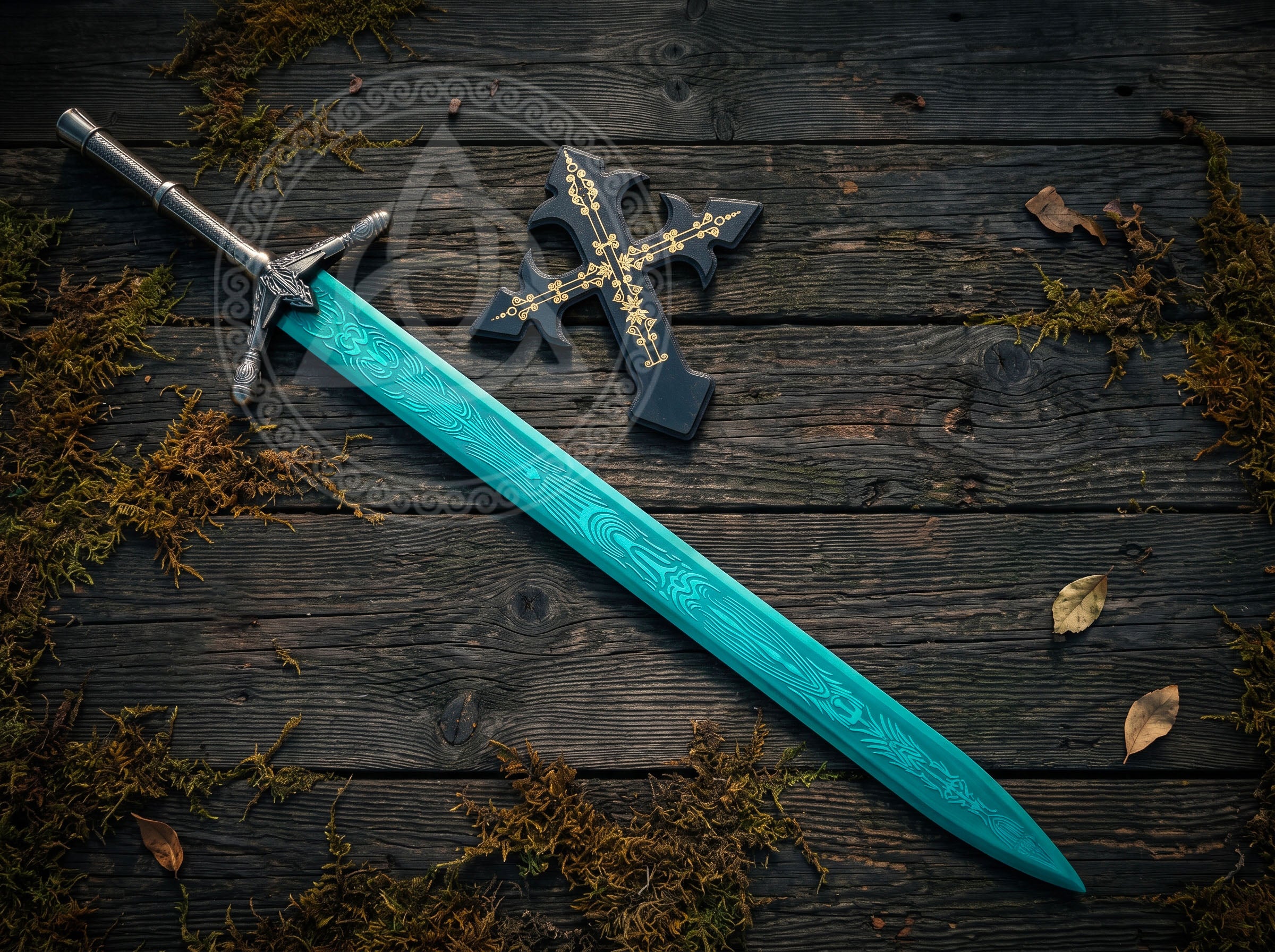 Holy Moonlight Sword Replica – Life-Size Metal Bloodborne Blade