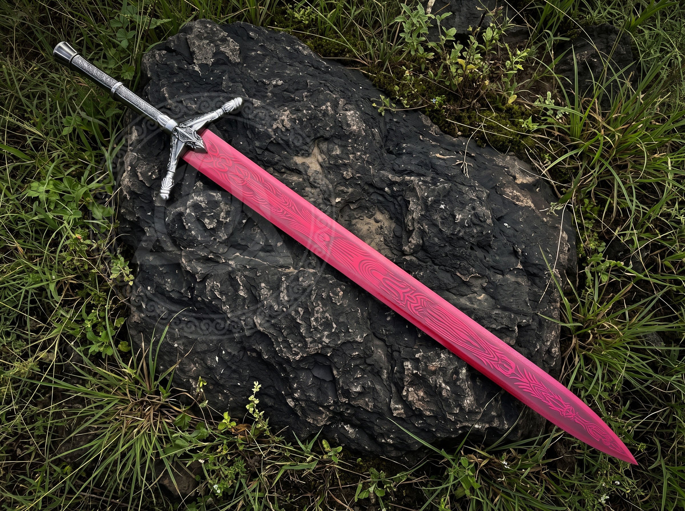 Bloodborne Holy Moonlight Sword – Life Size Metal Red Edition