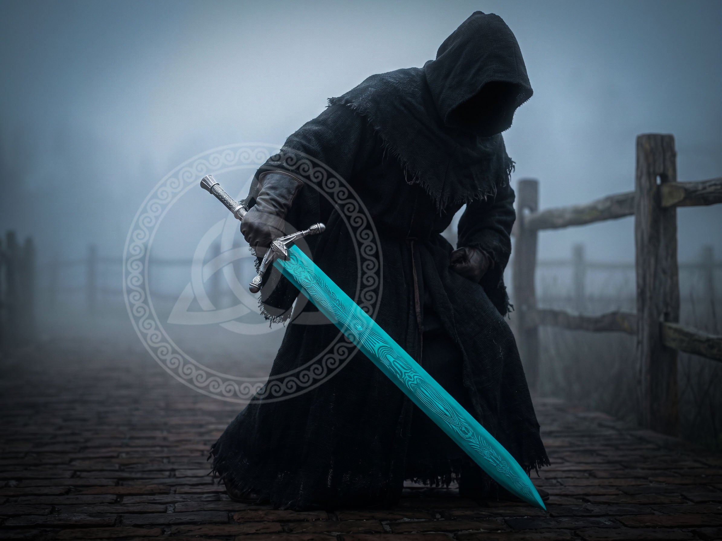 Holy Moonlight Sword Replica – Life-Size Metal Bloodborne Blade
