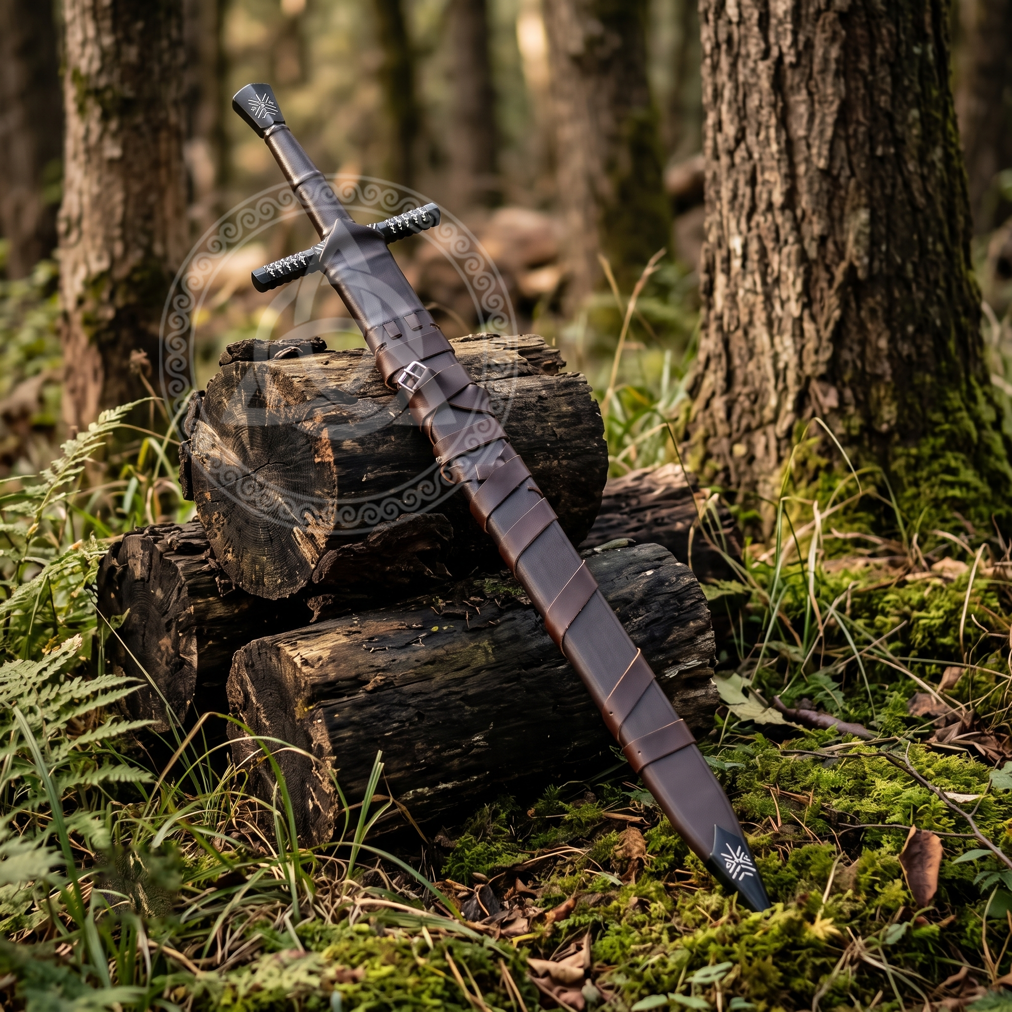 Handmade Medieval Viking Sword Replica with Scabbard – Norse Collectible