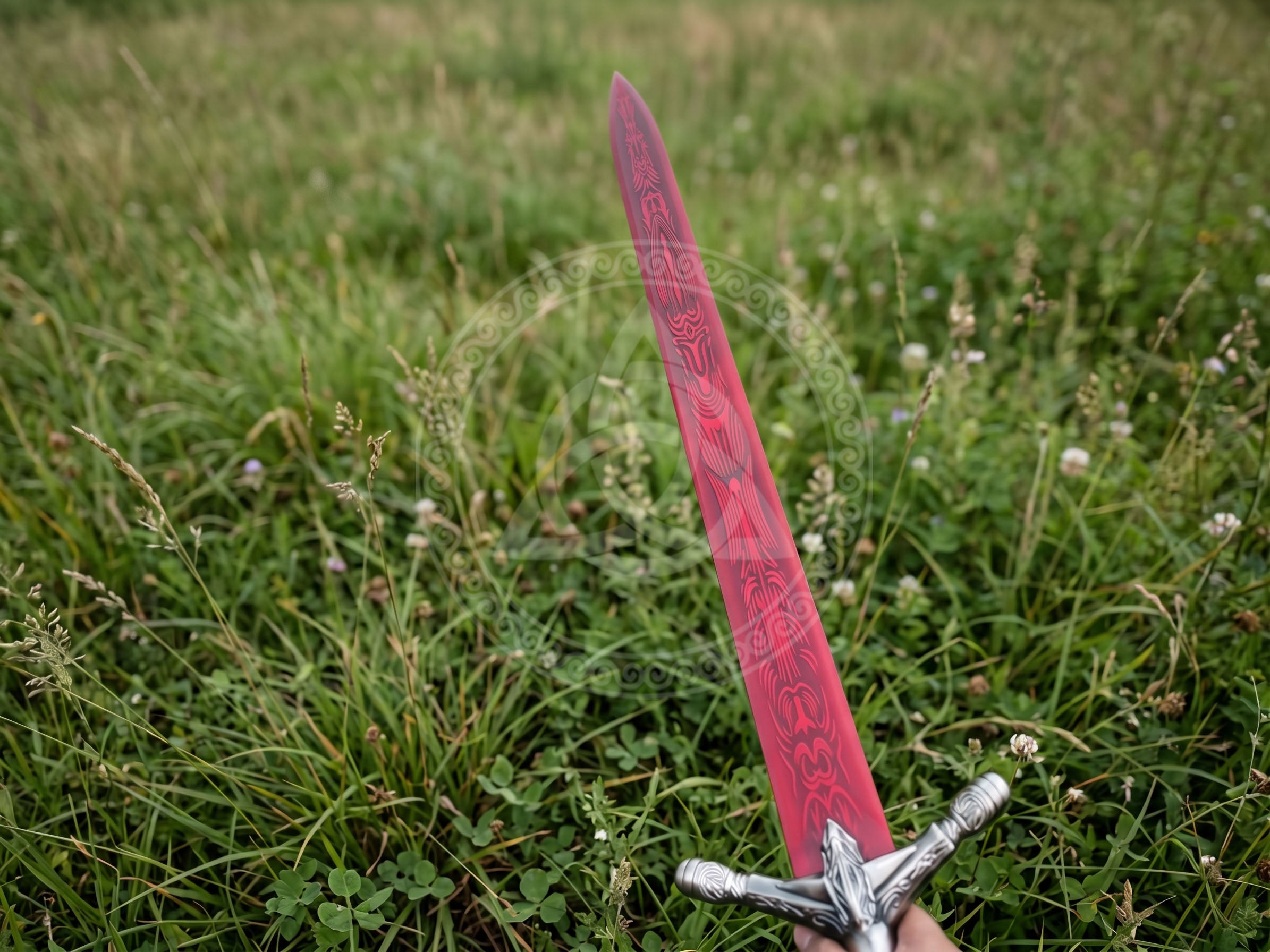 Bloodborne Holy Moonlight Sword – Life Size Metal Red Edition