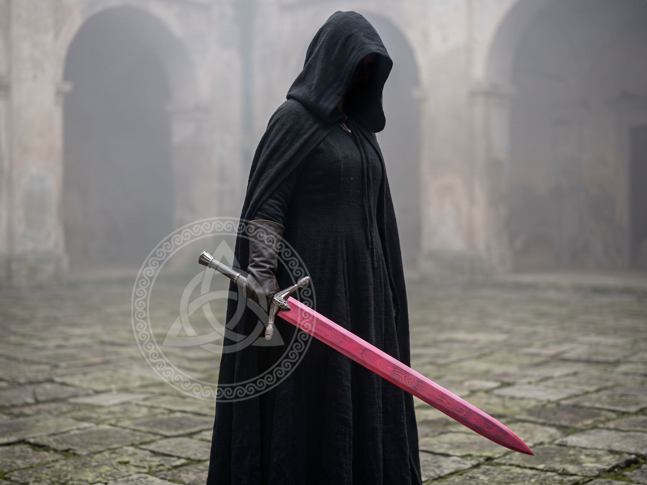 Bloodborne Holy Moonlight Sword – Life Size Metal Red Edition