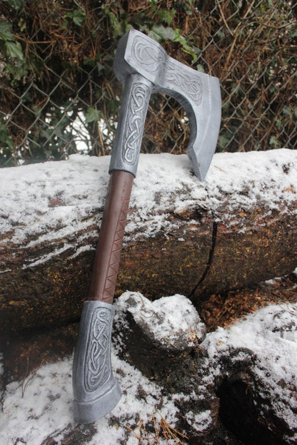 RA-144 Handmade Assassin's Creed Valhalla Eivors Axe, Viking Axe, Hand Forged Axe, Gift For Men, Gift For Him, Father's Day GIft - Ragnar Armoury