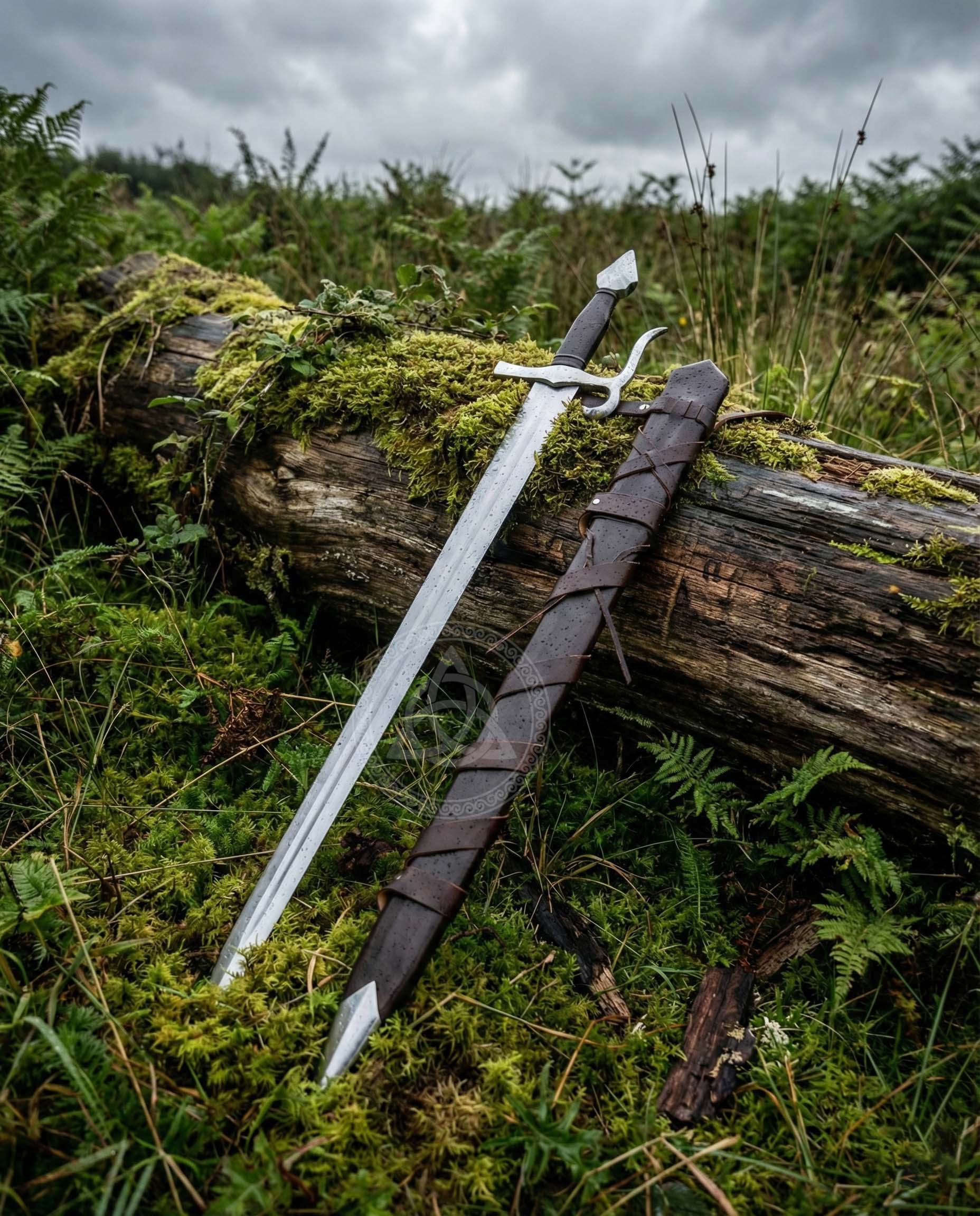 Custom Handmade Doge Sword Replica - Stainless Steel Blade & Scabbard