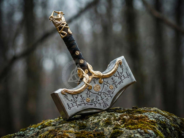 Full Scale God of War Ragnarok Mjolnir Thor Hammer Prop Replica