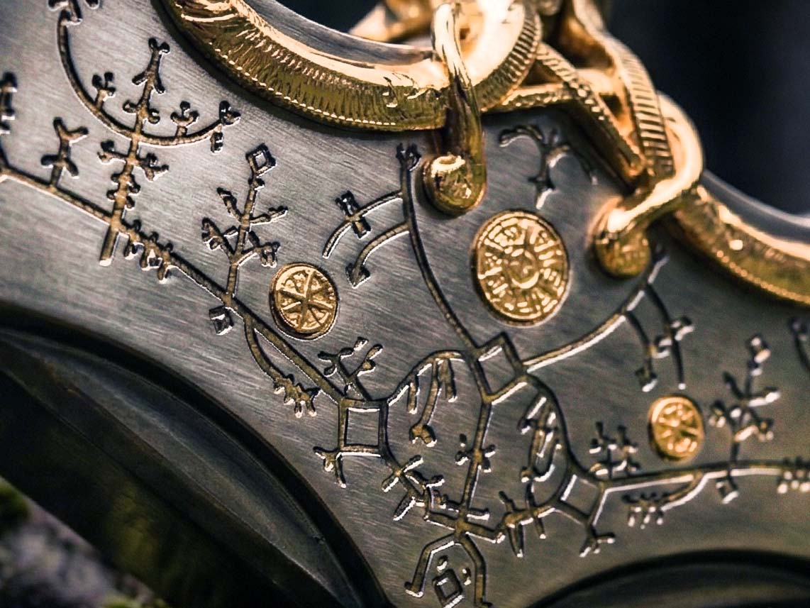 Full Scale God of War Ragnarok Mjolnir Thor Hammer Prop Replica