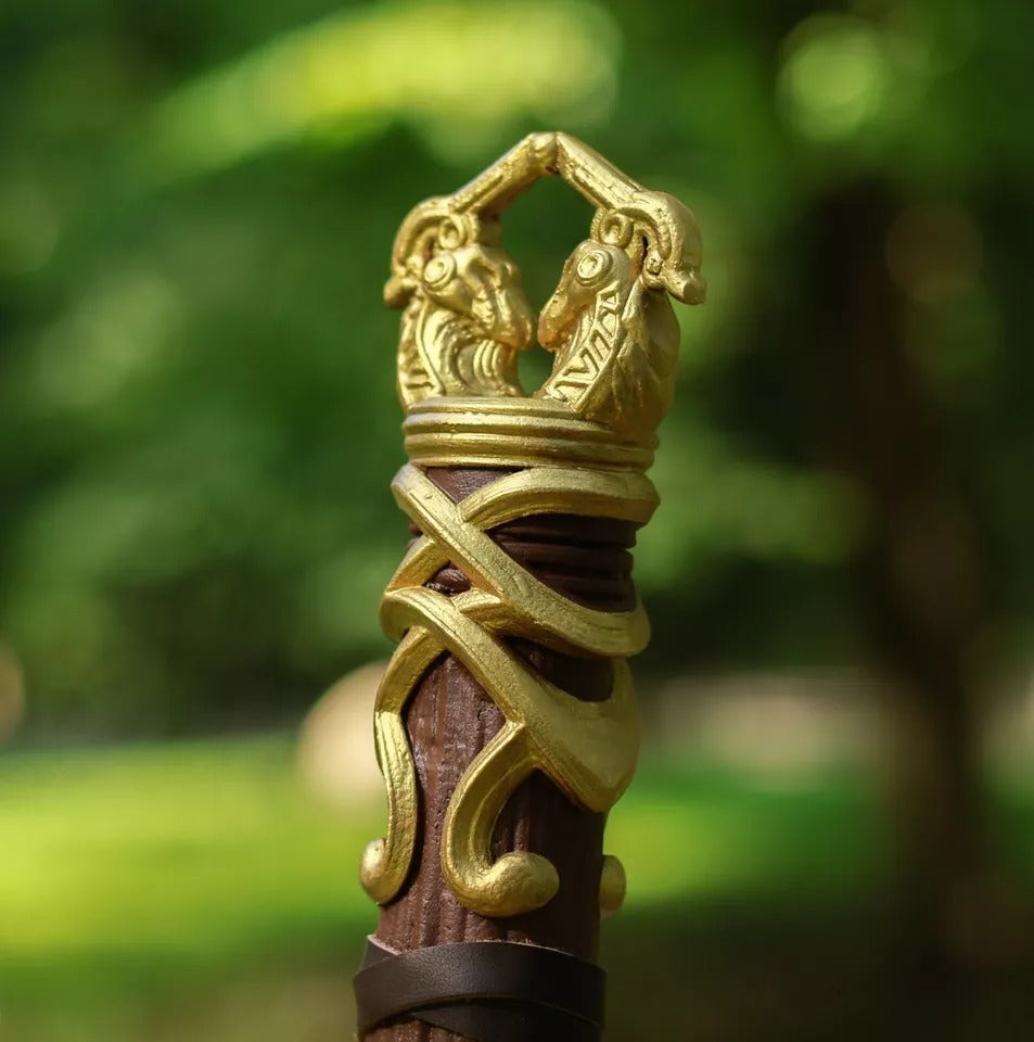 Martillo de metal Mjolnir de God of War Ragnarök: réplica del martillo de Thor, martillo vikingo personalizado RA-209