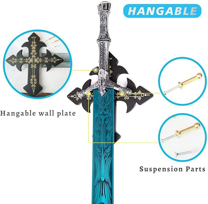 Holy Moonlight Sword Replica – Life-Size Metal Bloodborne Blade