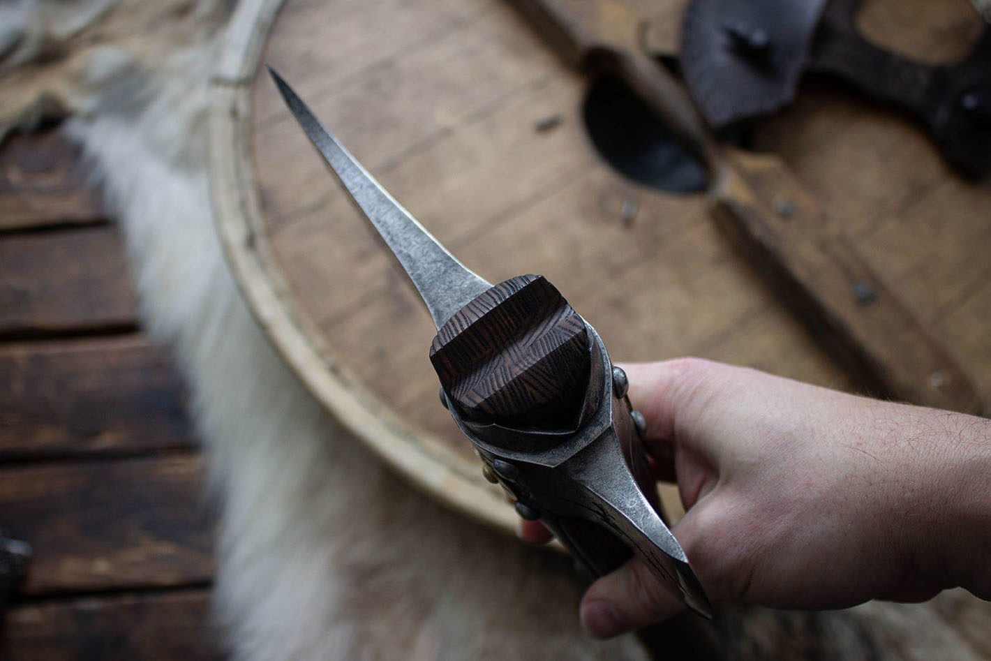 Hand-Forged God Of War Kratos Axe | Handmade Kratos Axe | Wall Hanging Axe | Leviathan Axe | RA-294