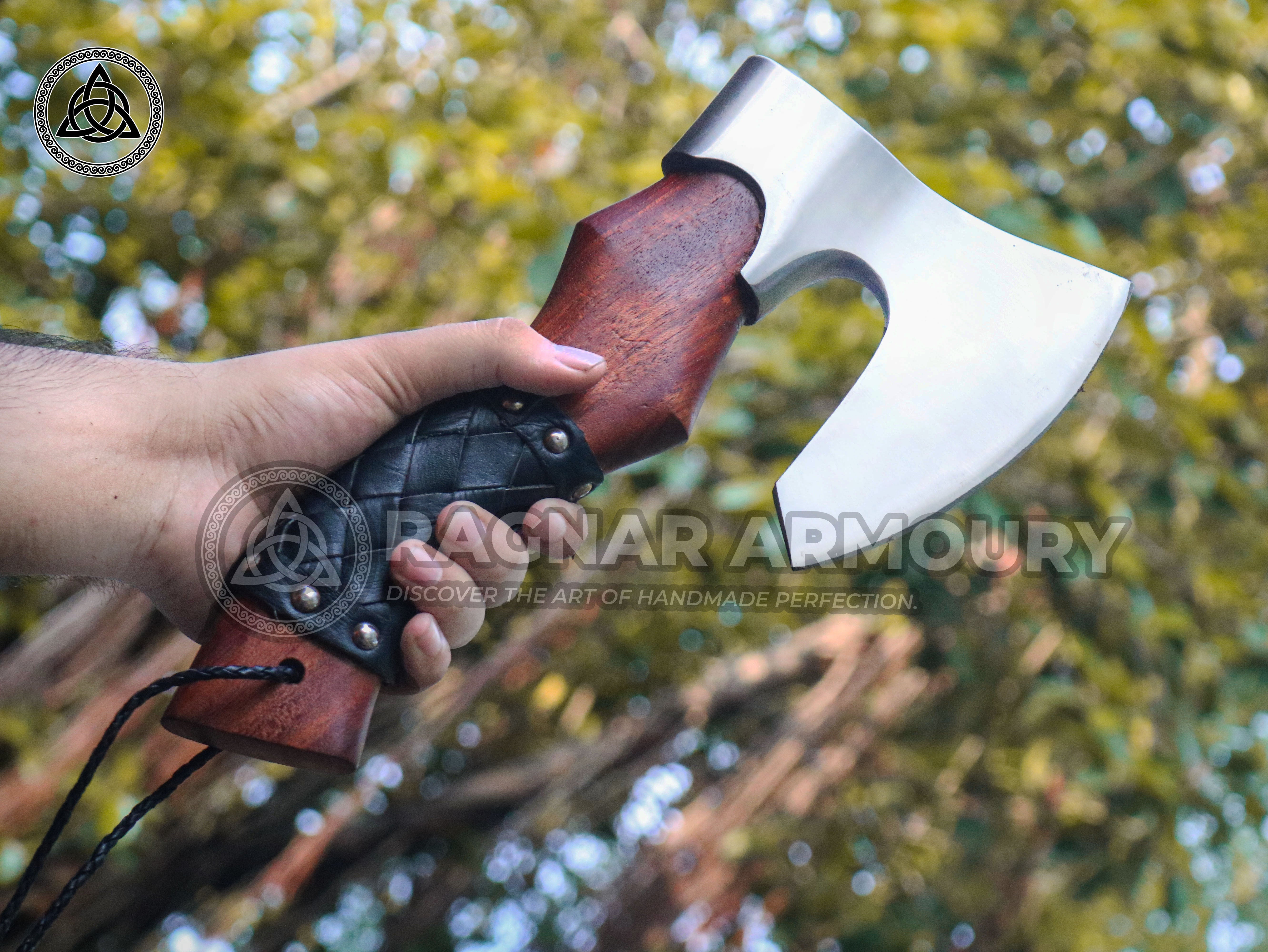 Handmade 1075 High Carbon Steel Blade Axe Hatchet Chopping Cleaver Tomahawk Camping Hiking 2024