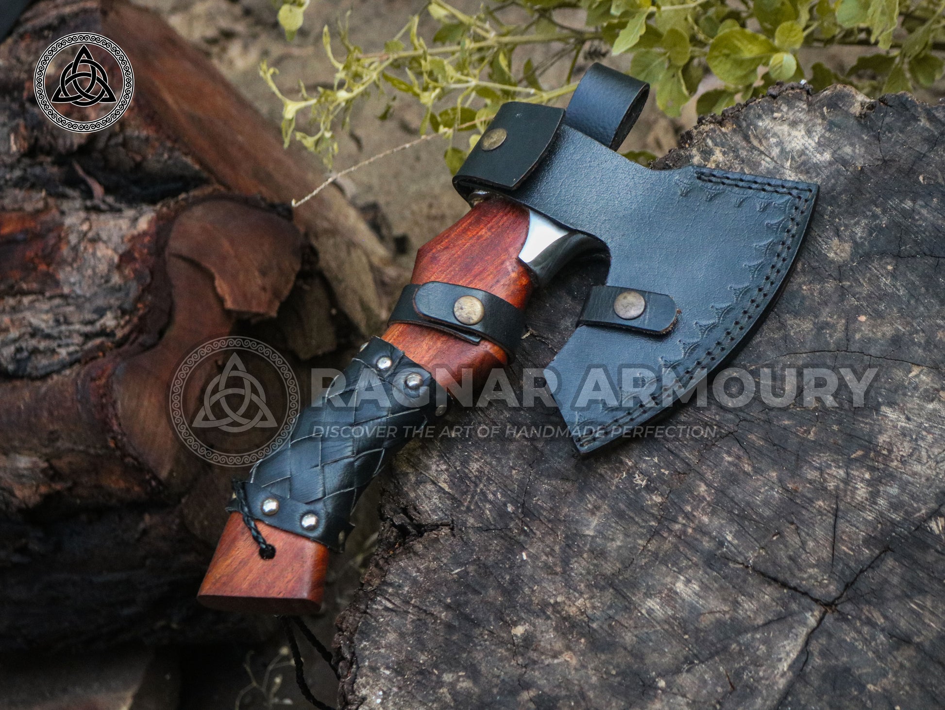 RA-178 Handmade High Carbon Steel Mini Camping Hatchet, Survival Wood Axe, Throwing Axe, Viking Throwing Axe, Axe throwing - Ragnar Armoury