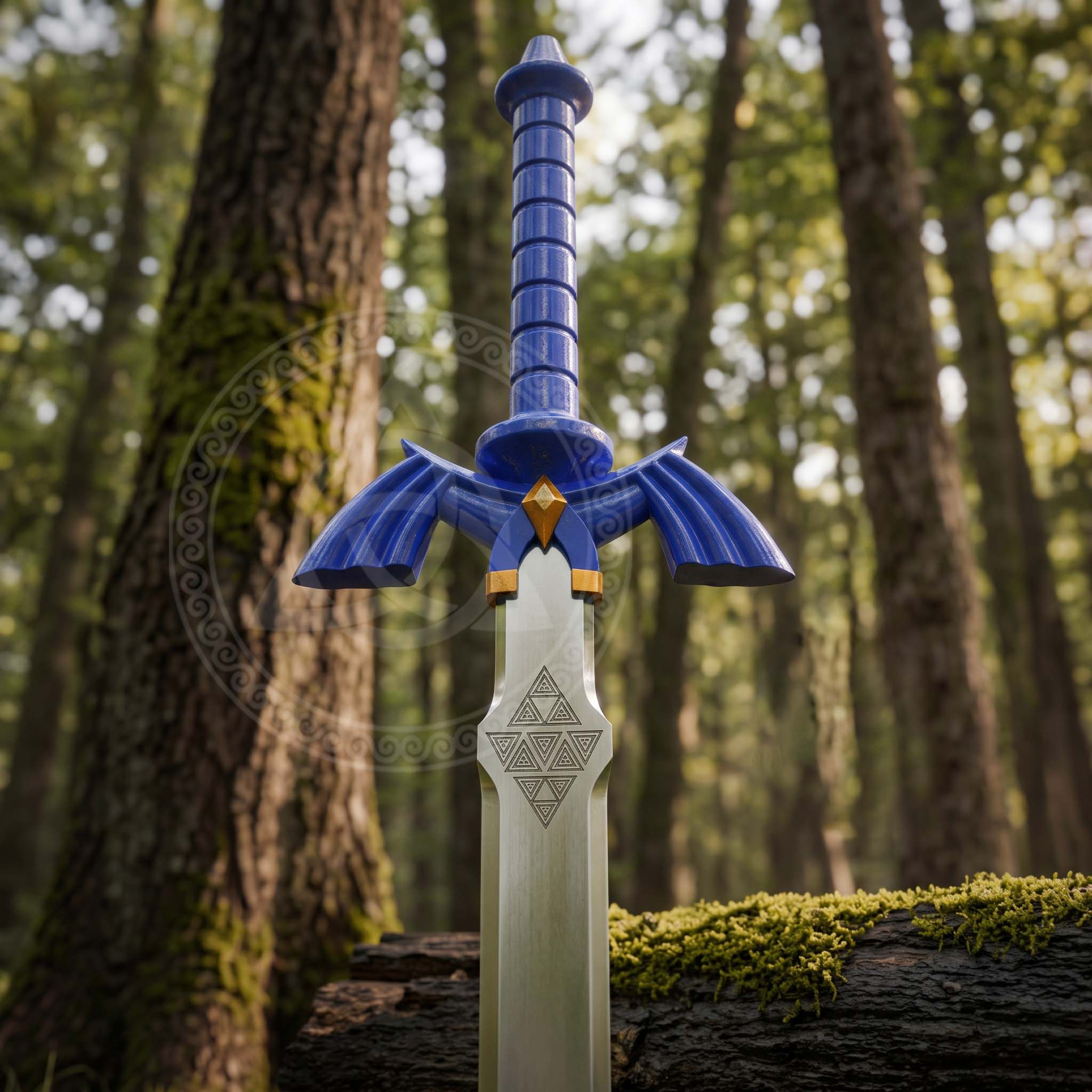 Link Master Sword Blue Replica with Scabbard – Zelda Collectible