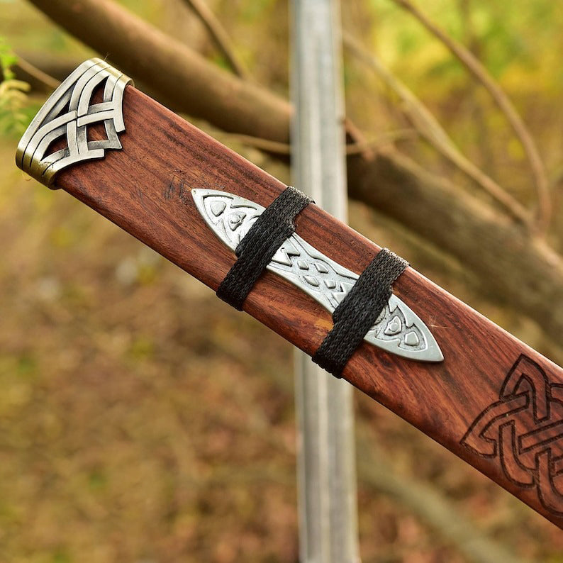 Handmade Damascus Steel Premium Sword | Nordic Viking Sword | Northmen Sword | RA-300