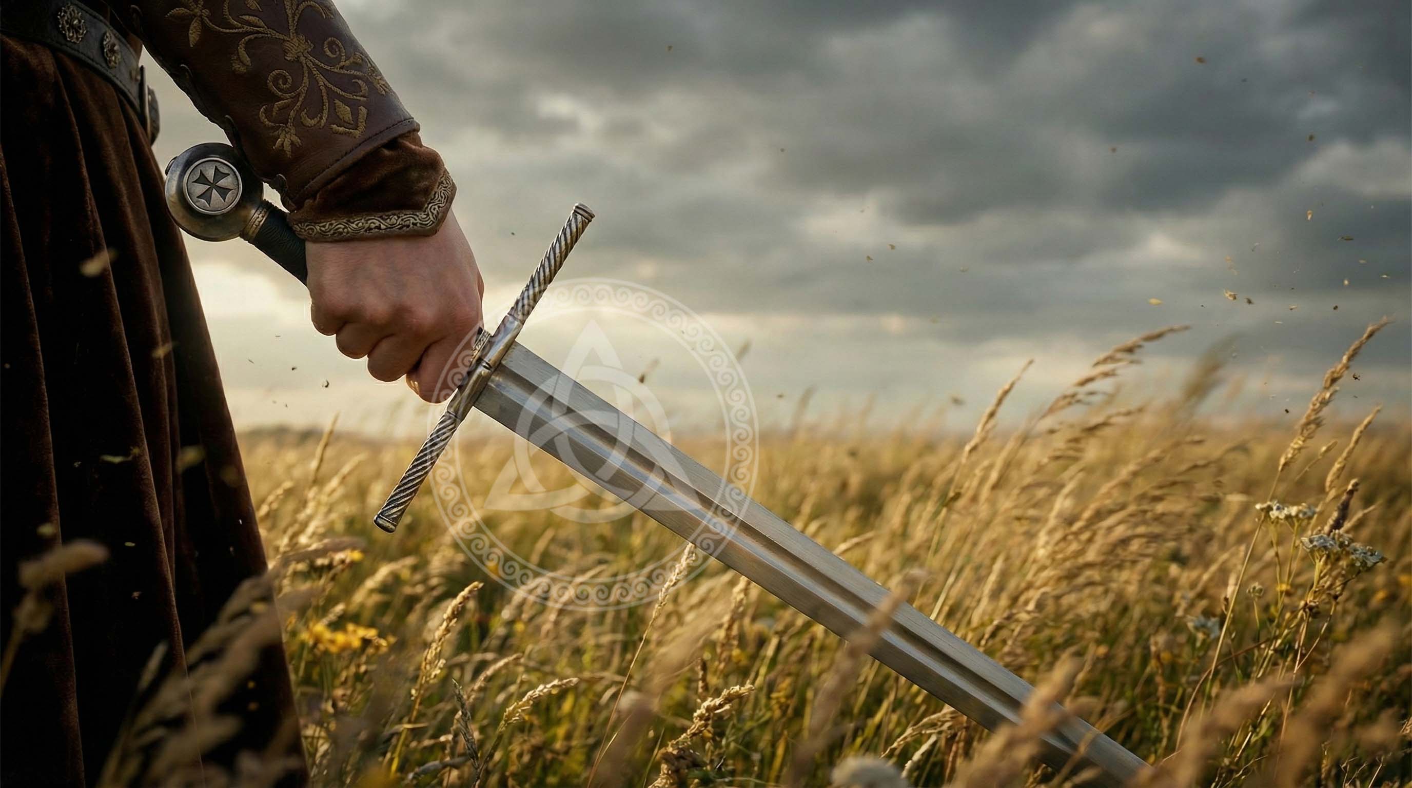 Medieval Cross Pattée Sword | Handmade Historical Replica Steel Blade – Second Edition RA-302