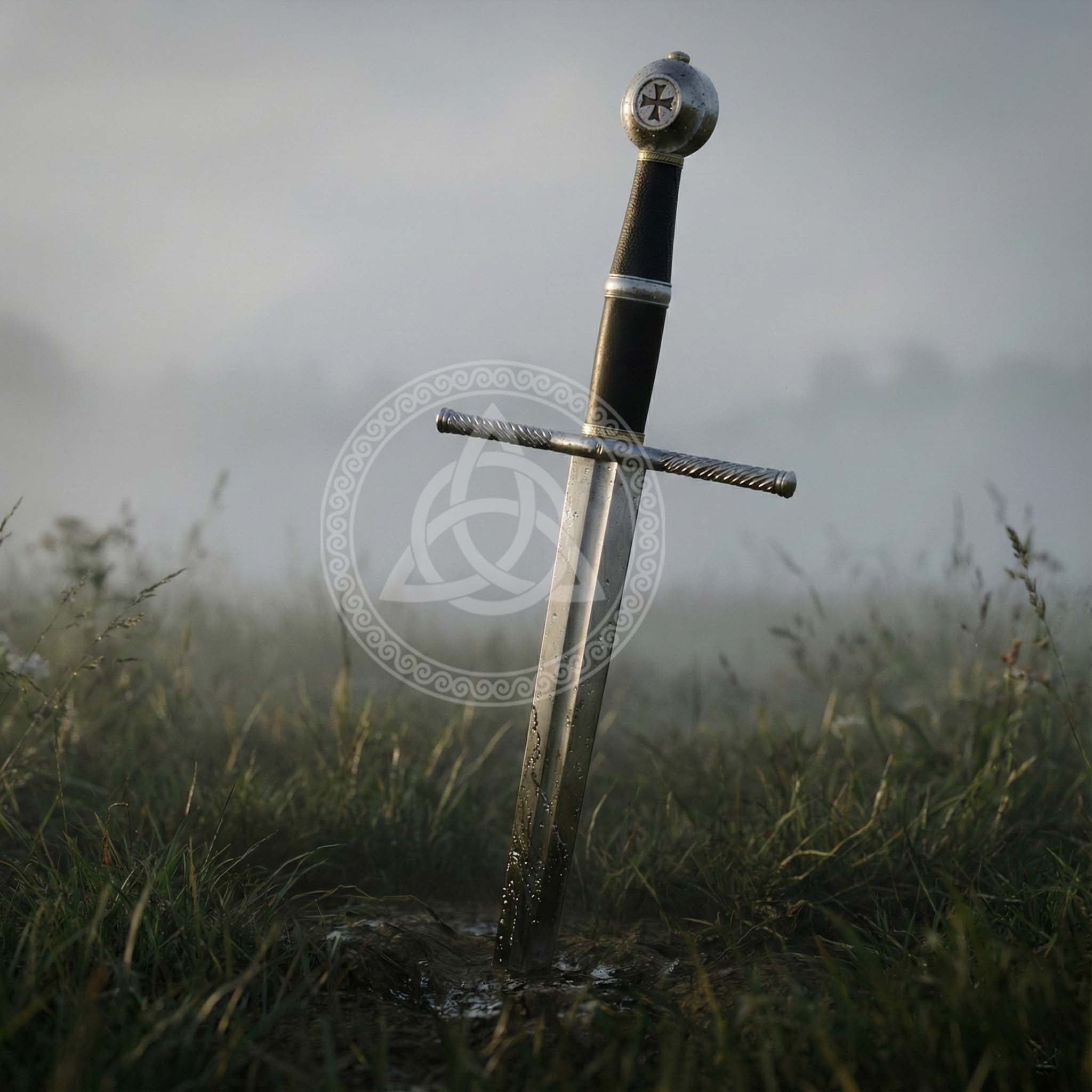 Medieval Cross Pattée Sword | Handmade Historical Replica Steel Blade – Second Edition RA-302