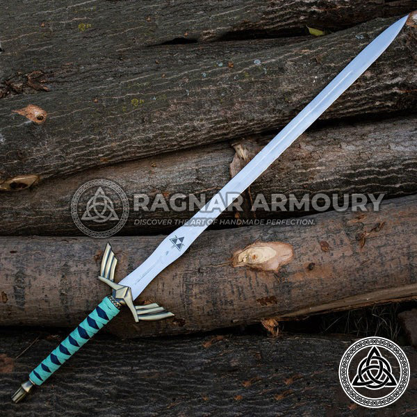 RA-149 Legend Of Zelda Master Skyward Sword, Custom Hand-Forged Stainless Steel Sword, Wall Hanging Sword, Gift For Him, Gift For Men, Christmas Gift - Ragnar Armoury