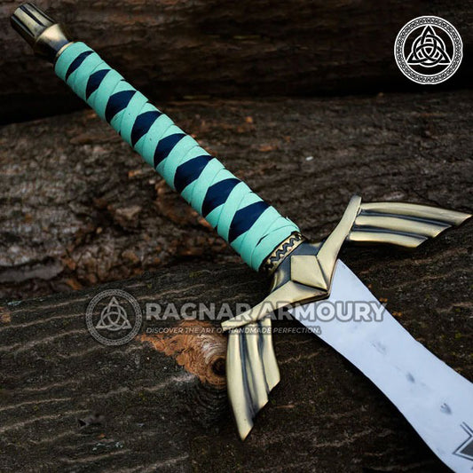 RA-149 Legend Of Zelda Master Skyward Sword, Custom Hand-Forged Stainless Steel Sword, Wall Hanging Sword, Gift For Him, Gift For Men, Christmas Gift