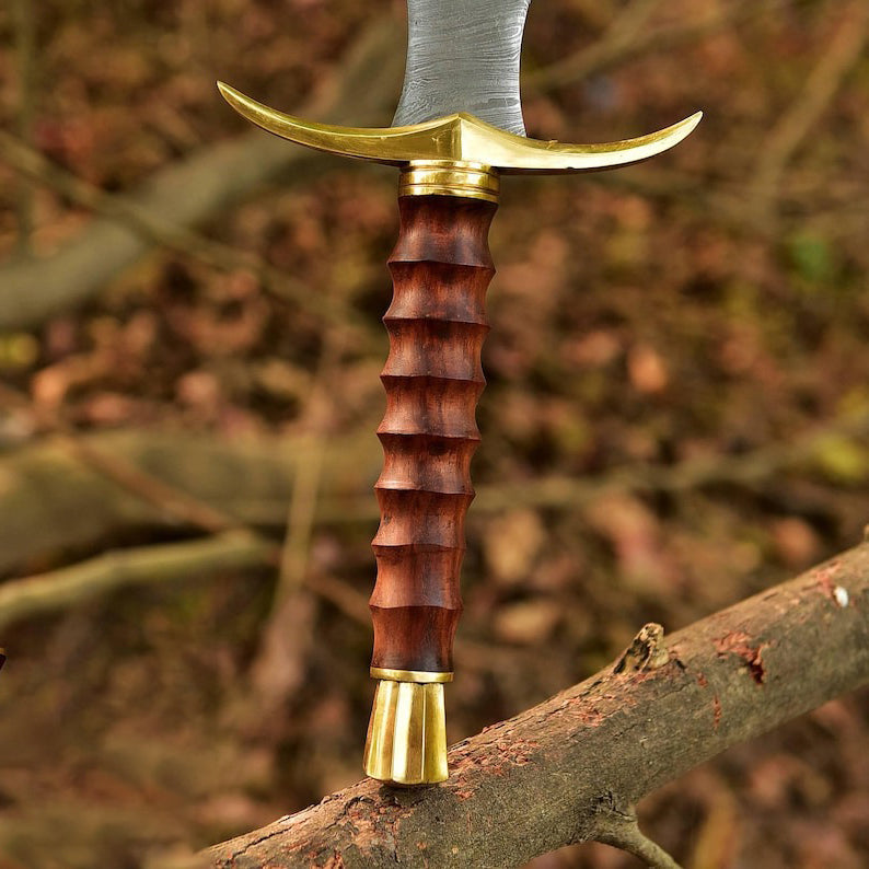 Hand-Forged Damascus Steel Sword | Viking Sword | Medieval Larp Sword | RA-299