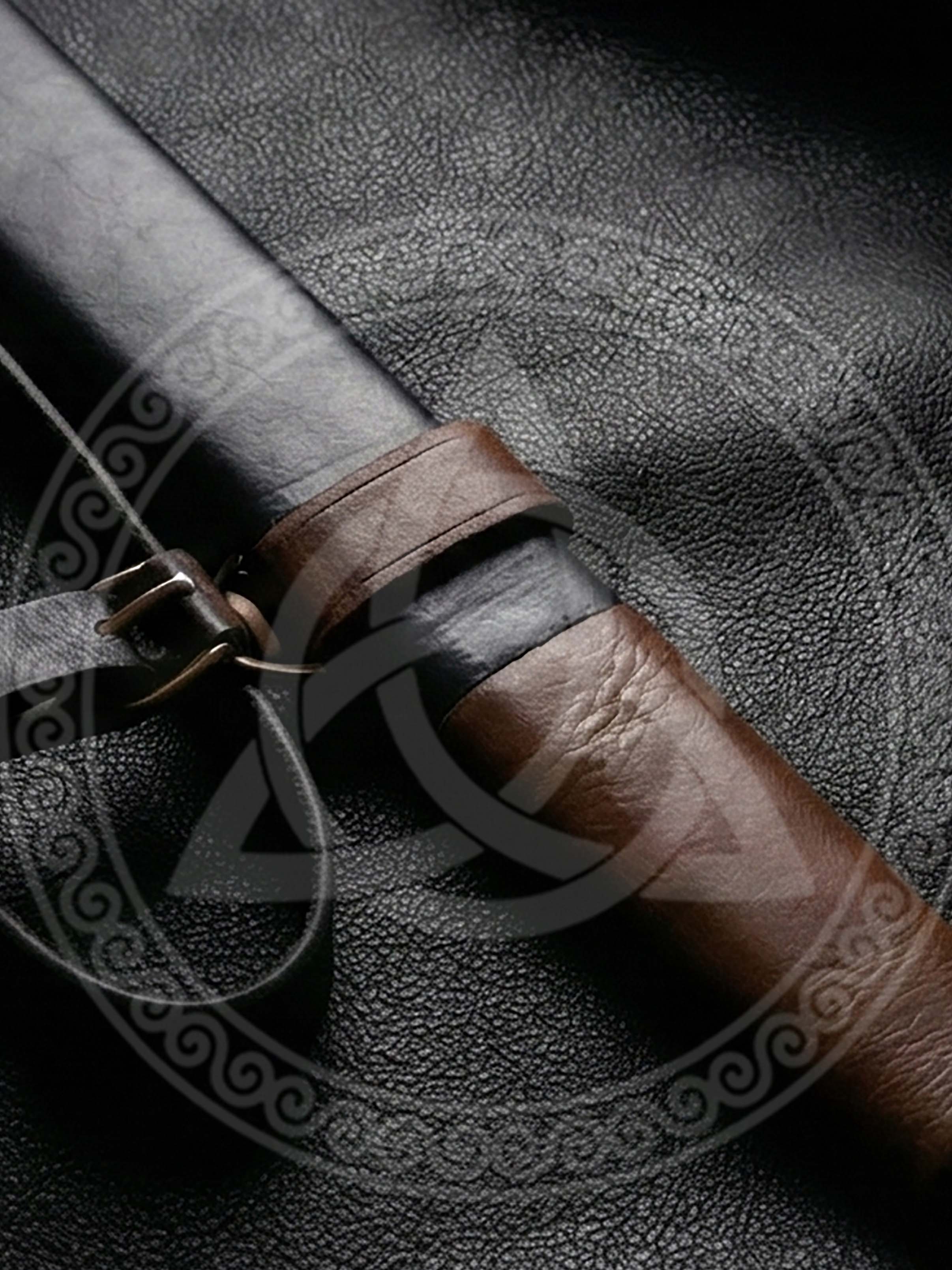 Knights Templar Sword Replica - Cross Pattée Crusader Steel & Brass Edition