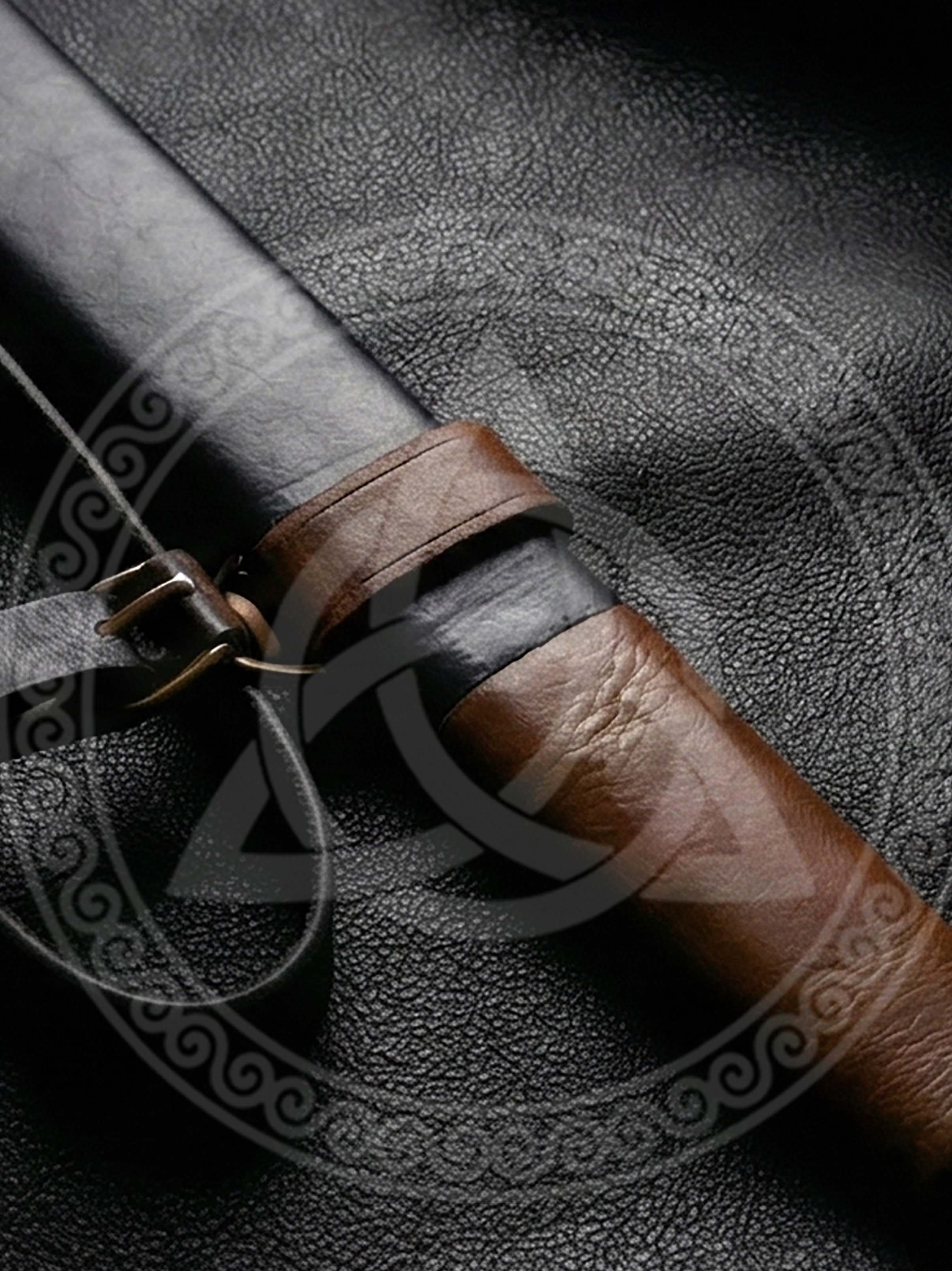 Knights Templar Sword Replica - Cross Pattée Crusader Steel & Brass Edition