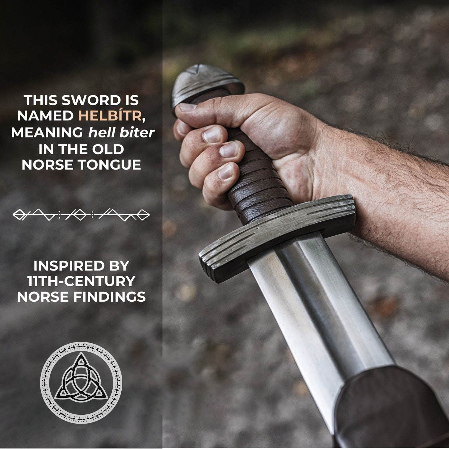 10th Century Viking Sword Helbítr, Viking Sword In Battle, Hand Forged Viking Sword | RA-227