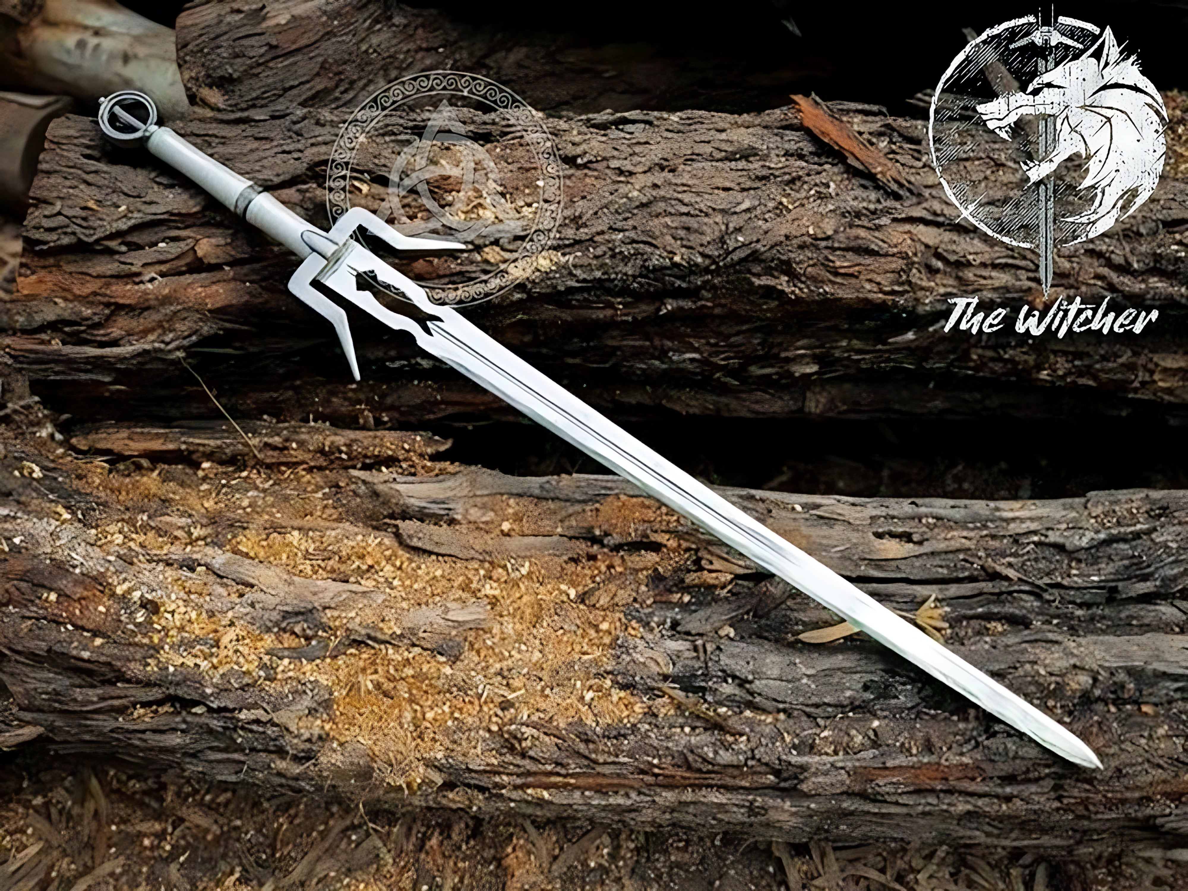 Witcher Geralt Sword of the Wolf & Ciri Sword Replica Set