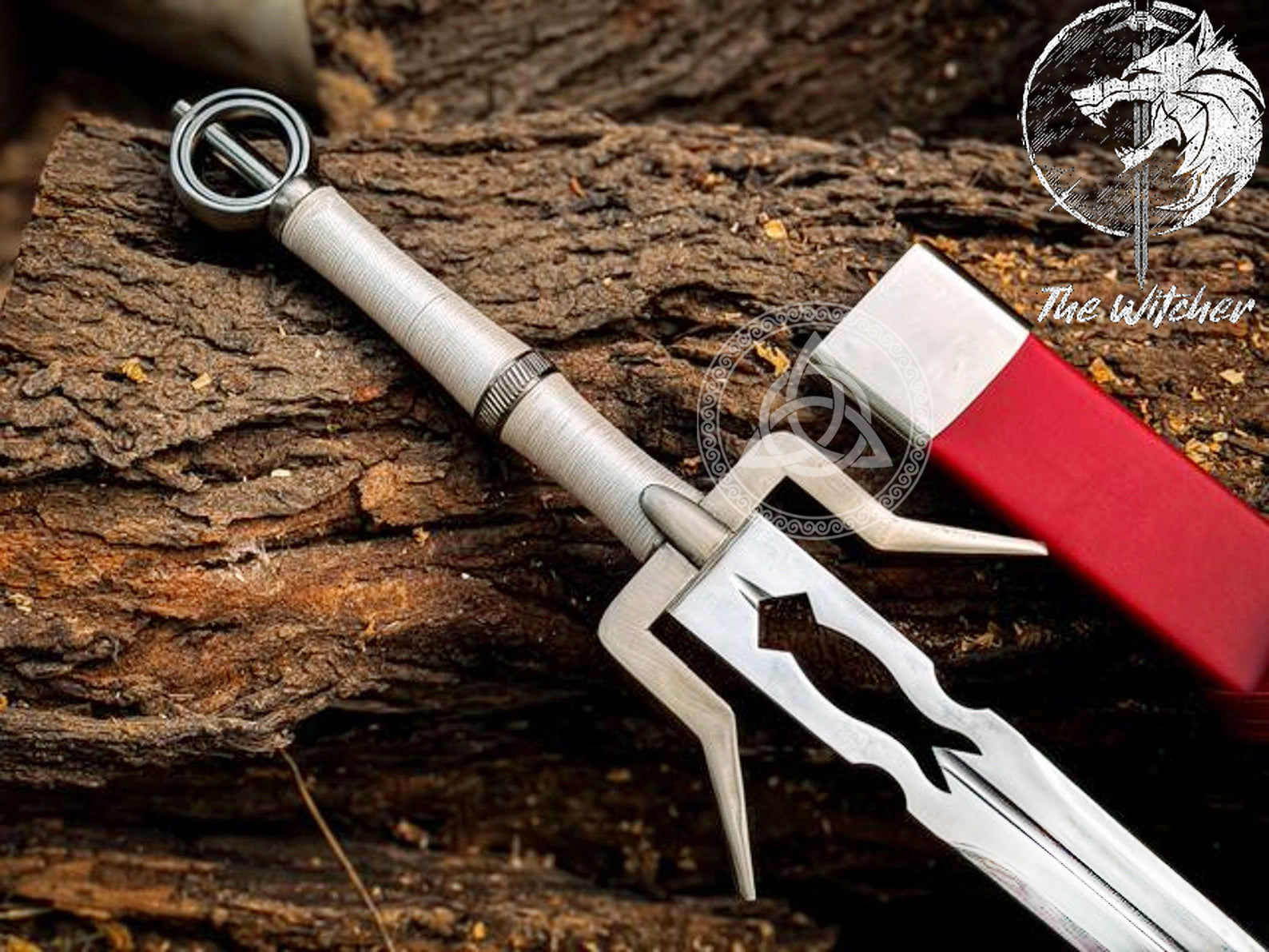 Witcher Geralt Sword of the Wolf & Ciri Sword Replica Set