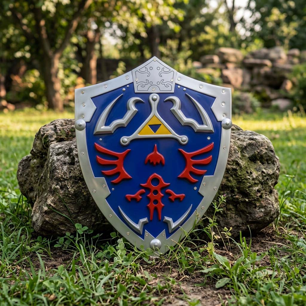 Zelda Hylian Shield Collectible Replica - Link Cosplay Costume Prop