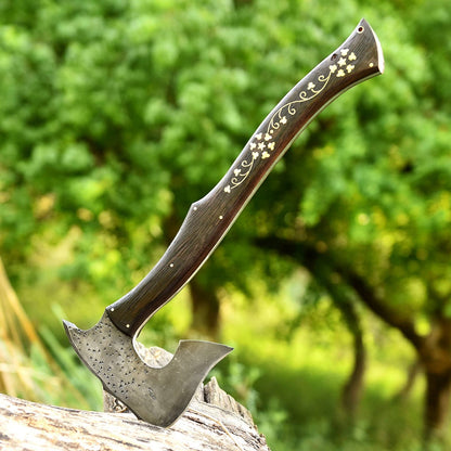 RA-148 Tactical tomahawk Throwing axe Forged battle axe, Hand Forged Axe, Hatched Axe, Gift For Men, Gift For Him, Groomsmen Gift - Ragnar Armoury