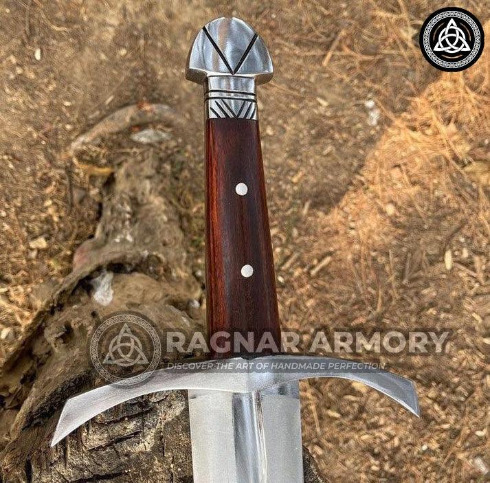 RA-91 Hand Forged Full Tang Viking Sword, High Quality Made Sword, Medieval Viking Sword, Viking Sword Steel, Gift For Men, Gift For Him, Best Room Decorate Idea, Easter Gift, Christmas Gift - Ragnar Armoury