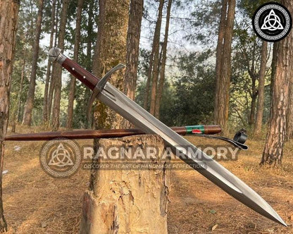 RA-91 Hand Forged Full Tang Viking Sword, High Quality Made Sword, Medieval Viking Sword, Viking Sword Steel, Gift For Men, Gift For Him, Best Room Decorate Idea, Easter Gift, Christmas Gift - Ragnar Armoury